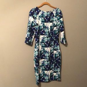 H&M geometric print dress (Sz. 6)